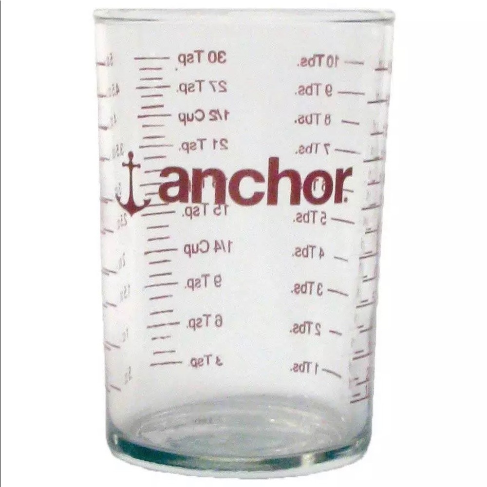 Vintage anchor glass measure